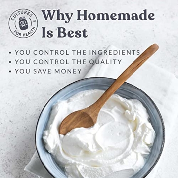 Cultures for Health Vegan Yogurt Starter | 4 Packets DIY Probiotic Yogurt