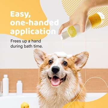 iPaw Oatmeal Dog Shampoo for Allergies with Aloe, Pet Shampoo for Dogs and Cats, Good for Dry and Sensitive Skin,Safe Ingredients, 375ml