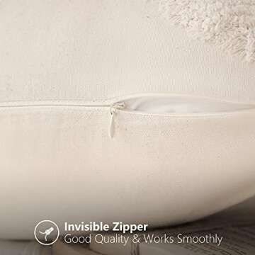 Foindtower Boho Half Moon Throw Pillow Covers - Cozy Decor