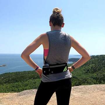 L.O.E. Hydration Waist Pack - Slim Running Belt for All Phones