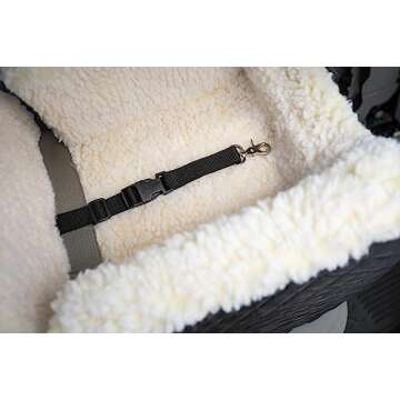 Snoozer Lookout II Pet Car Seat, Large II, Black