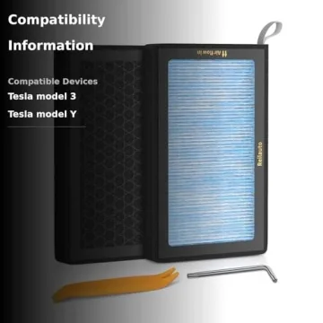 Reilauto Cabin Air Filter for Tesla Model 3 and Model Y