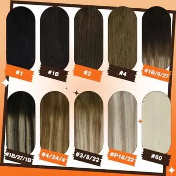 Full Shine Clip In Human Hair Extensions Ombre Style