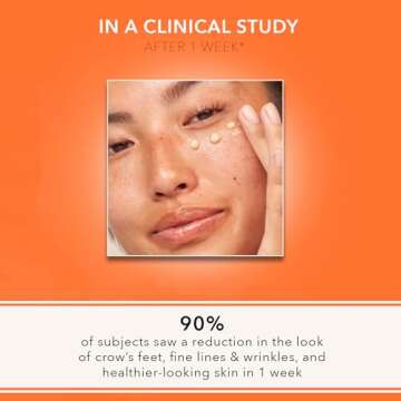 Dr. Dennis Gross Vitamin C Lactic Firm & Bright Eye Treatment | Silky, Lightweight, Fast-Absorbing Treatment to Improve Puffiness, Dark Circles, and Wrinkles Around the Eyes | 0.5 oz