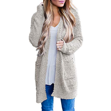 MEROKEETY Women's Cozy Chunky Knit Sweater Cardigan for Winter