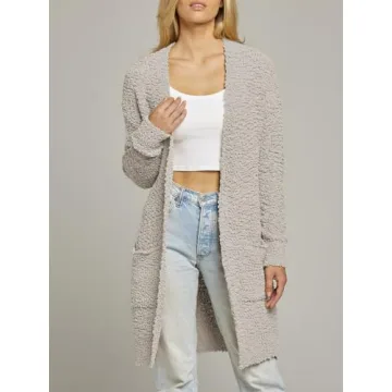 MEROKEETY Chunky Knit Cardigan for Cozy Winter Style