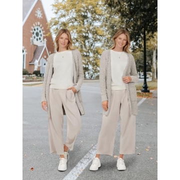 MEROKEETY Chunky Knit Cardigan for Cozy Winter Style