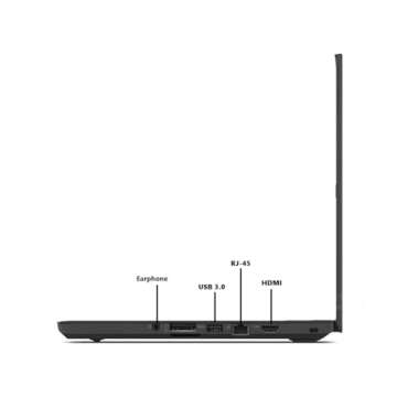 Lenovo ThinkPad T460 Laptop - 14" Business Notebook, Intel i5-6300, 16GB RAM, 256GB SSD, Windows 10 ...