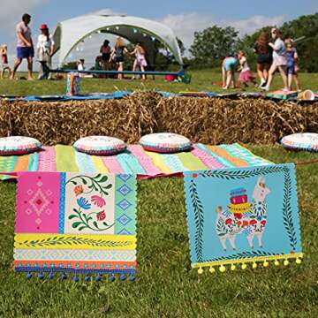 Talking Tables Mexican Pom Garland for Boho Parties