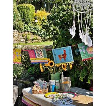 Talking Tables Mexican Pom Garland for Boho Parties