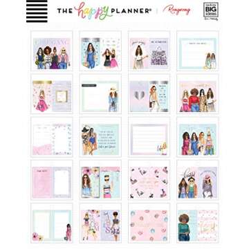 Tiny Sticker Pad - Pastel Colors for Crafting Fun