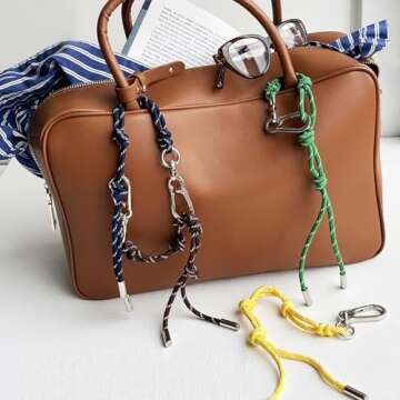 YZYDF Colorful Cord Keychain 20kg Load Capacity