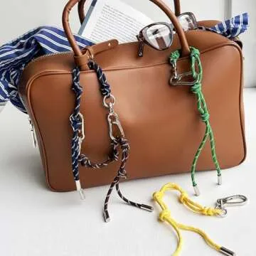 YZYDF Colorful Cord Keychain 20kg Load Capacity