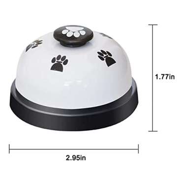 Alinana 2 Pack Pet Training Bells Dog Bells for Door Potty Training, Bells for Dogs to Ring to Go Outside - Essential Puppy Training Supplies