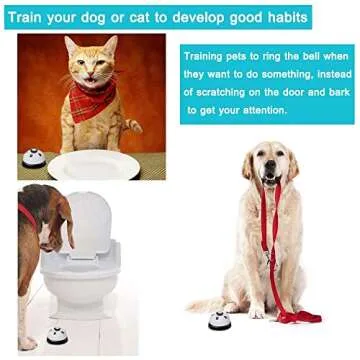 Alinana 2 Pack Pet Training Bells Dog Bells for Door Potty Training, Bells for Dogs to Ring to Go Outside - Essential Puppy Training Supplies