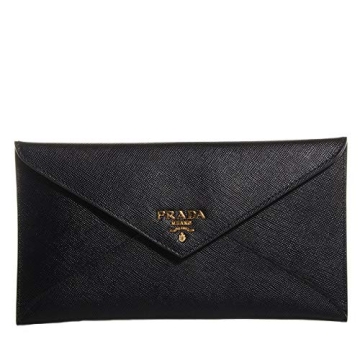Stylish Prada Women's Leather Envelope Clutch Bag 1MF175