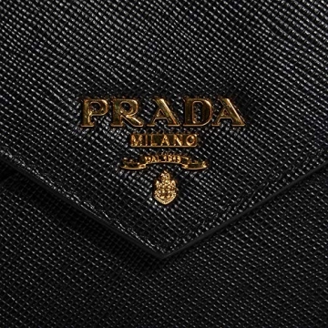 Stylish Prada Women's Leather Envelope Clutch Bag 1MF175