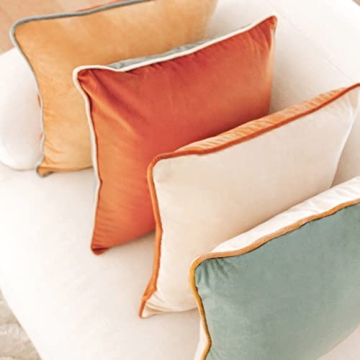 Vibrant 4-Piece Velvet Pillow Set for Stylish Homes