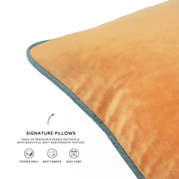 Vibrant 4-Piece Velvet Pillow Set for Stylish Homes