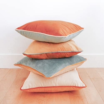 Vibrant 4-Piece Velvet Pillow Set for Stylish Homes