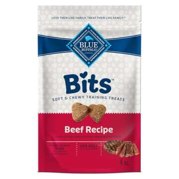 Blue Buffalo Soft Dog Training Treats, Real Beef Recipe