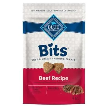 Blue Buffalo Soft Dog Training Treats, Real Beef Recipe