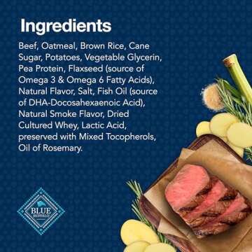 Blue Buffalo Soft Dog Training Treats, Real Beef Recipe