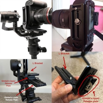 TOSICAM Camera L Bracket for Quick Orientation Switch