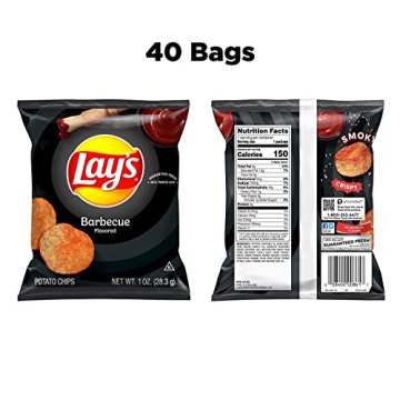 Lay's Barbecue Potato Chips - 40 Count Party Pack