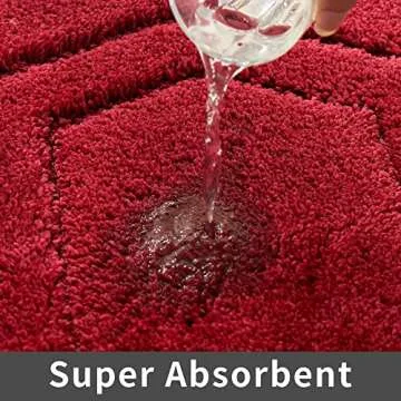 COSY HOMEER Extra Thick Anti-Slip Bath Rug for Safety and Comfort