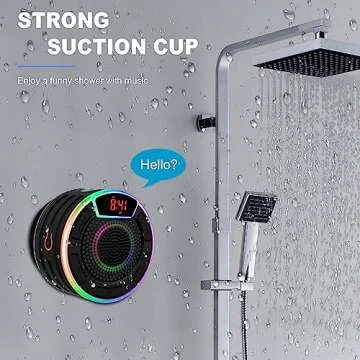 BassPal Bluetooth Speakers with Waterproof and Light Show