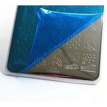 Starry Nail Stamping Plates - Galaxy Art Kit with Designs