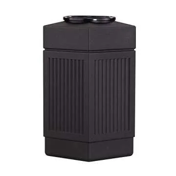 Safco Canmeleon Trash Can, 30 Gallons, Indoor and Outdoor Use, Durable & Weather-Resistant Commercia...