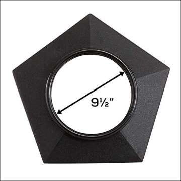 Safco Canmeleon Trash Can, 30 Gallons, Indoor and Outdoor Use, Durable & Weather-Resistant Commercial Garbage Can, Black