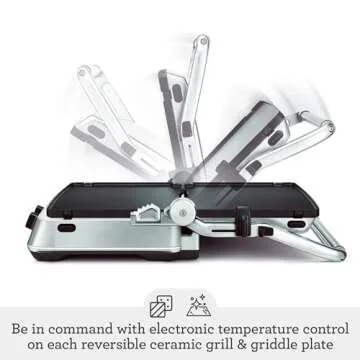 Breville Sear & Press Grill BGR700BSS, Brushed Stainless Steel