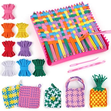 PREBOX Weaving Loom Kit for Kids and Adults