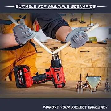 IRONFIST Cordless Heat Gun for Milwaukee M18 Batteries Portable