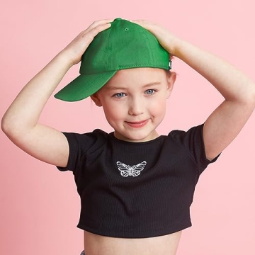 The Hat Depot Kids Baseball Cap for 2-9 Years - Kelly Green