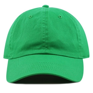 The Hat Depot Kids Baseball Cap for 2-9 Years - Kelly Green