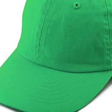 The Hat Depot Kids Baseball Cap for 2-9 Years - Kelly Green