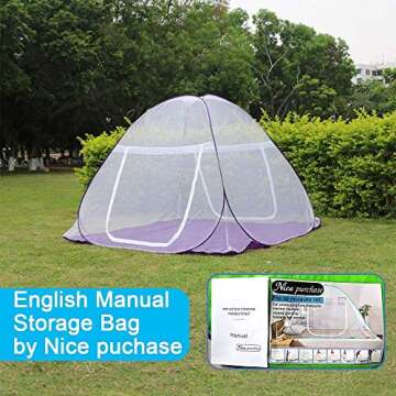 Portable Folding Mosquito Net Tent for Bug-Free Sleep