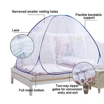 Portable Folding Mosquito Net Tent for Bug-Free Sleep