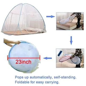 Portable Folding Mosquito Net Tent for Bug-Free Sleep