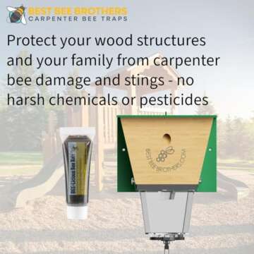 Bee-Licious All Natural Bee Bait for Carpenter Bees 10ml