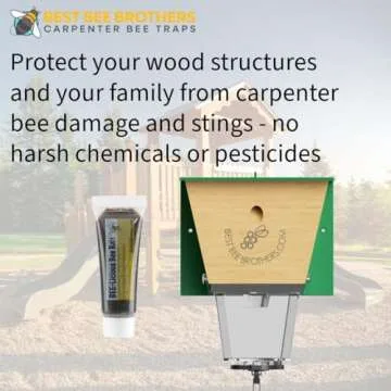 Bee-Licious All Natural Bee Bait for Carpenter Bees 10ml