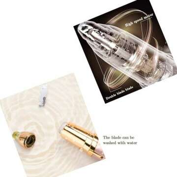 Art&Beauty Electric Eyebrow Trimmer in Rose Gold