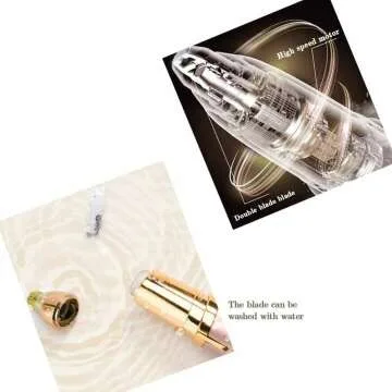 Art&Beauty Electric Eyebrow Trimmer in Rose Gold