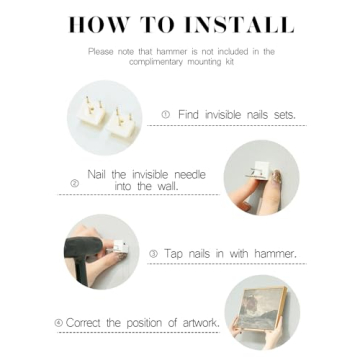 InSimSea Vintage Framed Canvas Art for Home Decor