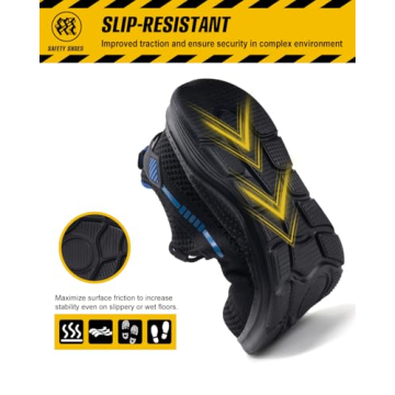 Comfortable Steel Toe Safety Shoes for Men Women