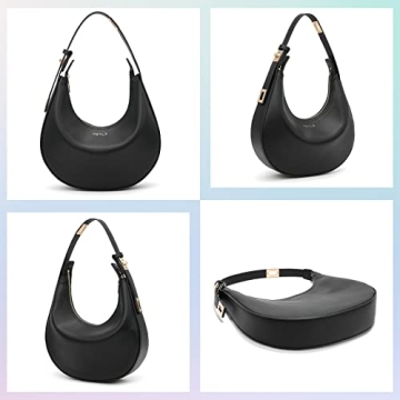 KEYLI Waterproof Leather Clutch Handbag Adjustable Strap